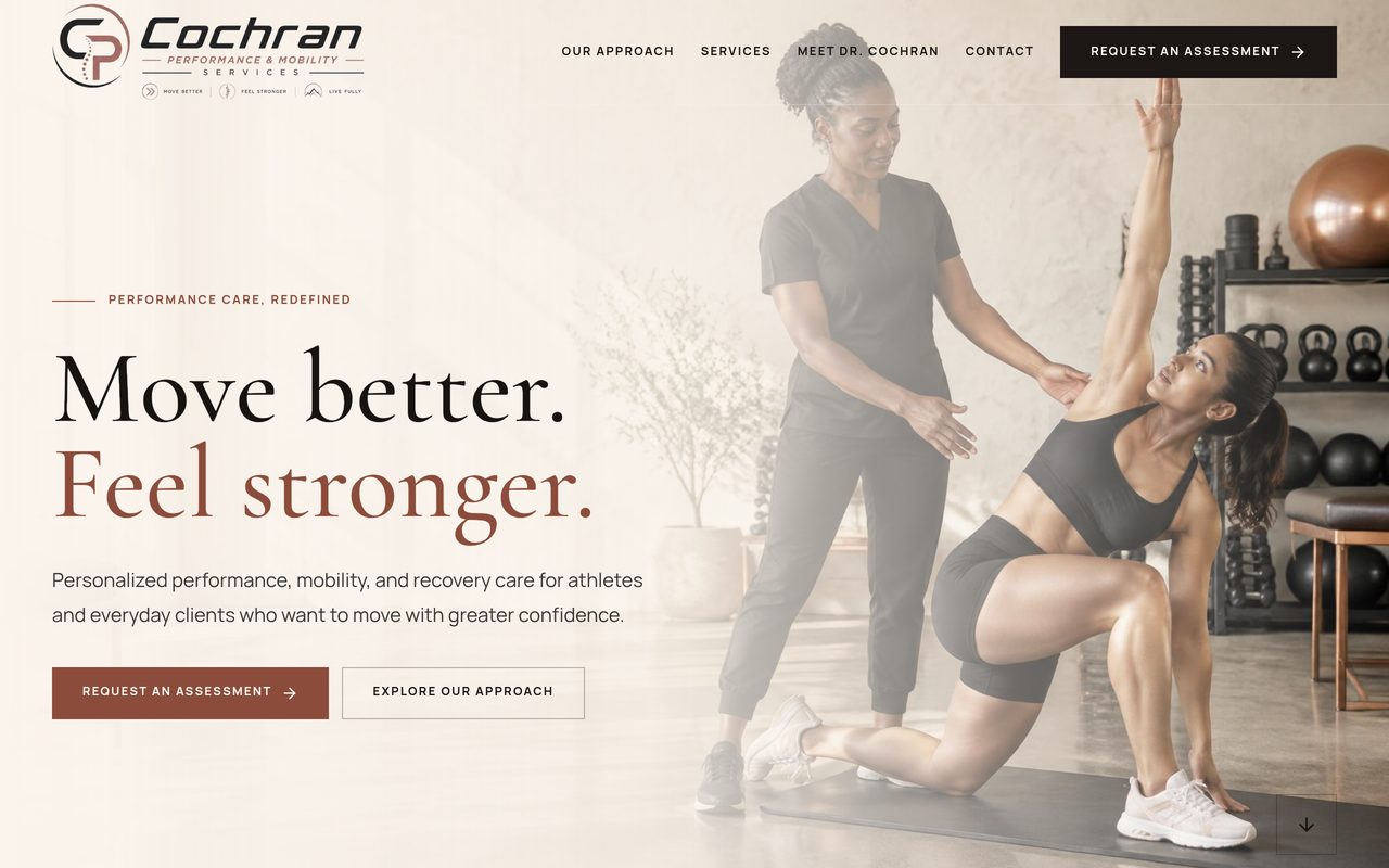 Cochran Mobility — live site preview