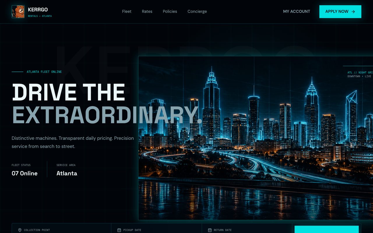 Go Kerr Go — live site preview